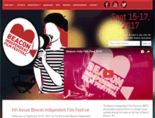 Tablet Screenshot of beaconindiefilmfest.org